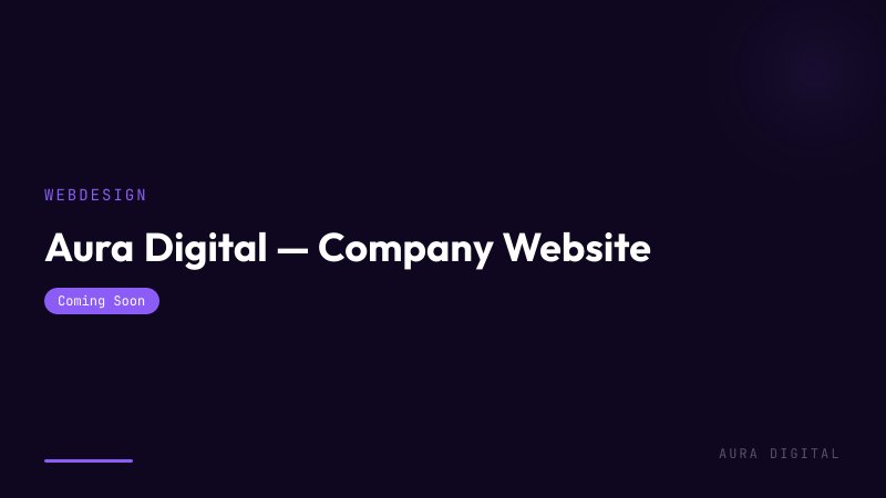 Aura Digital — Company Website