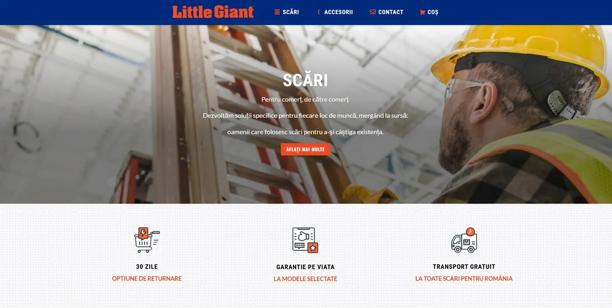 Little Giant Ladder — Стълби за Румъния